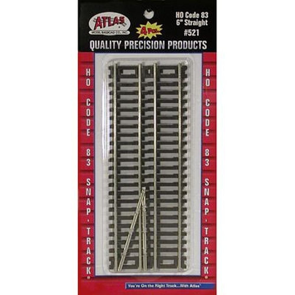 HO Code 83 6" Straight (4)