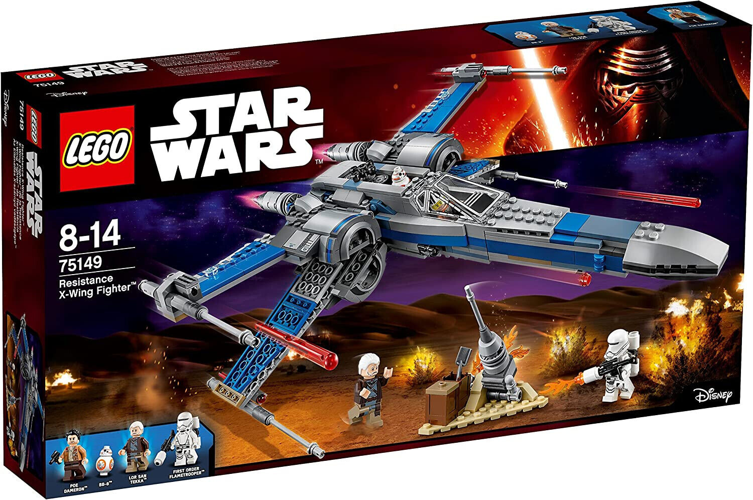LEGO Star Wars 75149 - Gioco Resistance X-Wing Fighter