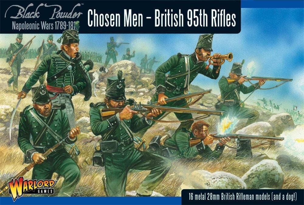 BRITISH 95th RIFLES - Chosen Men (BLACK POWDER/WARLORD GAMES)