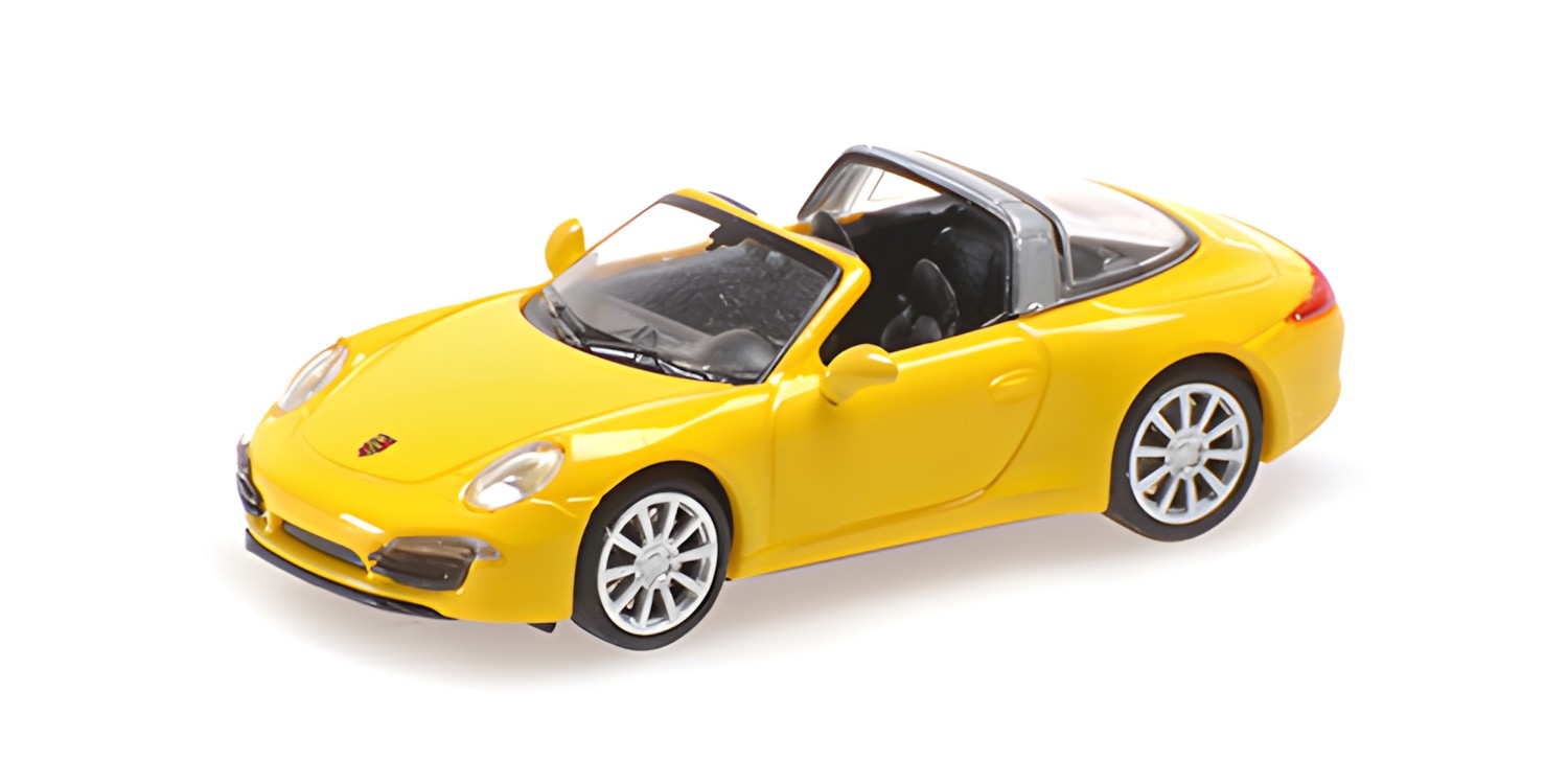 Minichamps 1:87 PORSCHE 911 TARGA YELLOW 2014 - 870068040