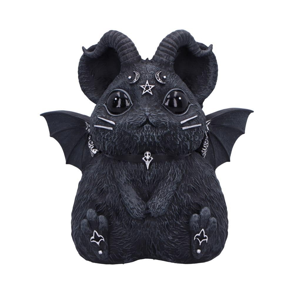 Nemesis Now Marchillias Cult Cutie Chinchilla Figurine, Resin, Black, Cast in th