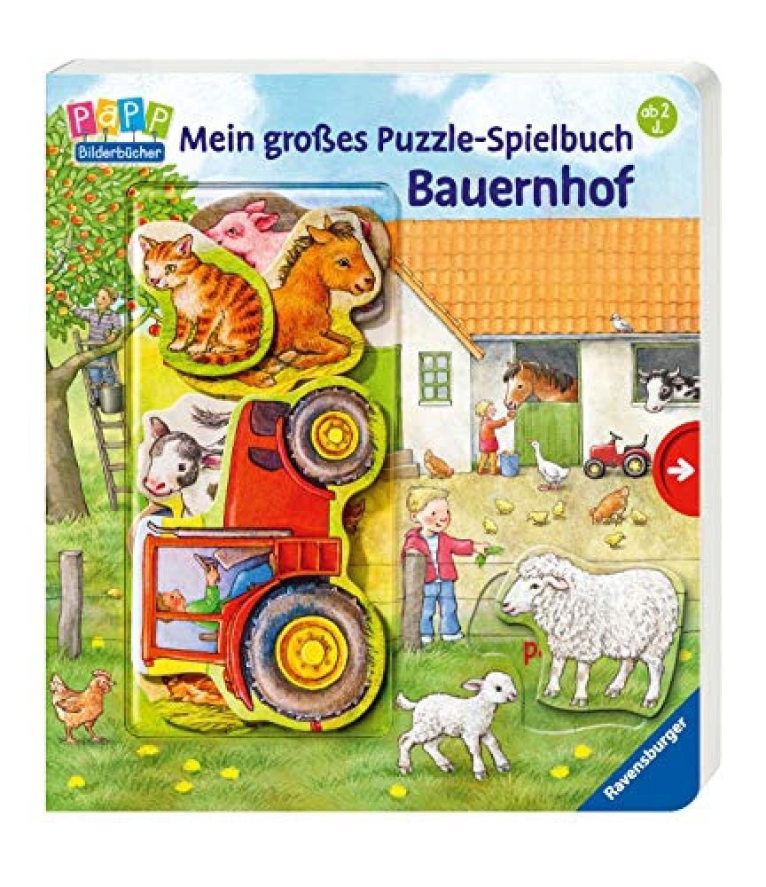Mein großes Puzzle-Spielbuch Bauernhof - NUOVO