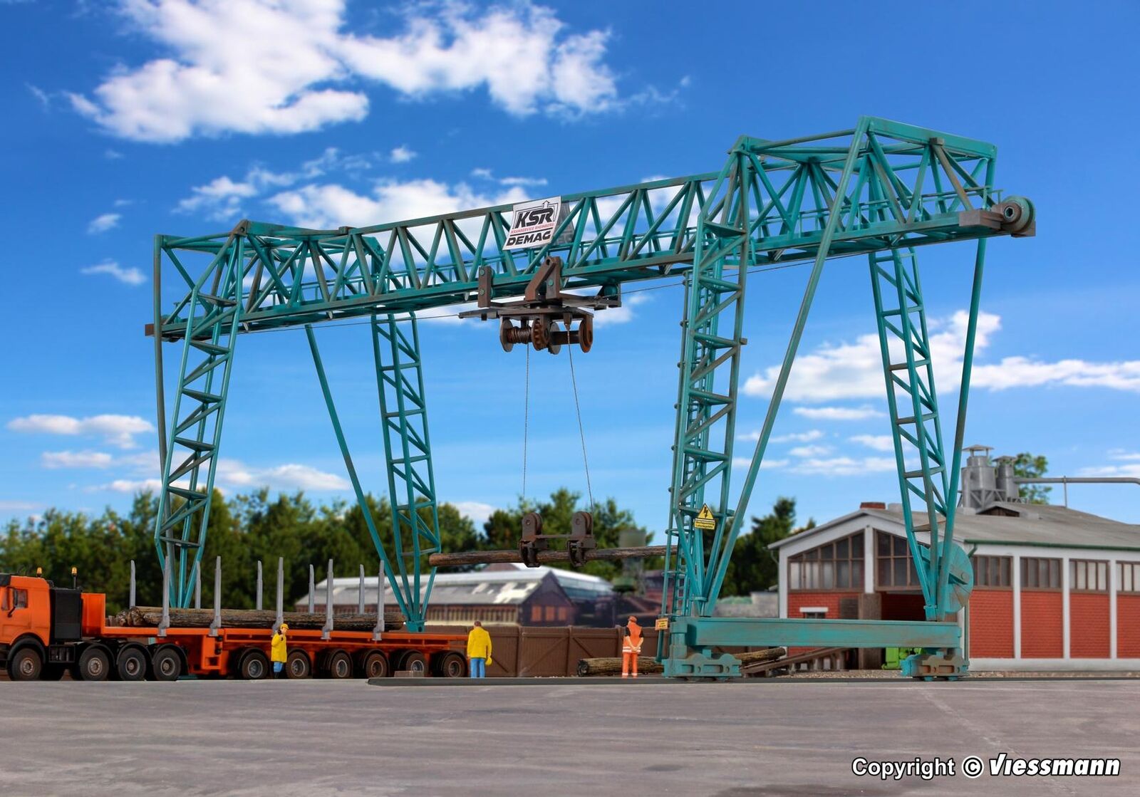 Carroponte Crane Per Sawmill Misura Ho Kibri Kit 38543
