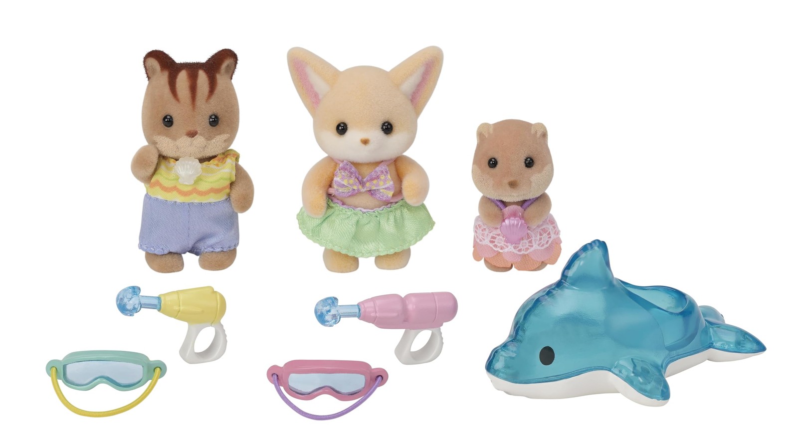 Sylvanian Families - 5749 Nursery Friends - Pool Fun Trio - Dollhouse Playsets