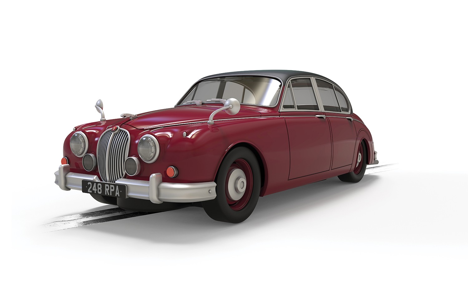 Jaguar Mk2 - Inspector Morse Slot Car Model SCALEXTRIC