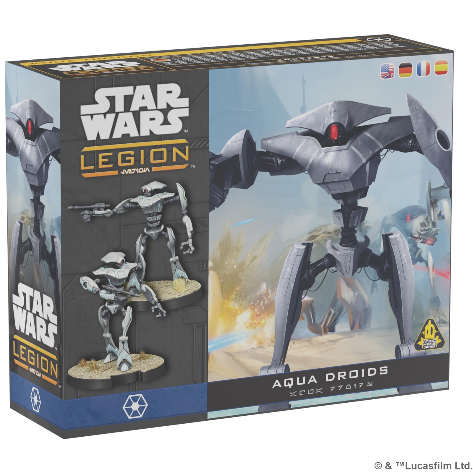 ATOMIC MASS GAMES, Star Wars: Legion - Aqua Droids (Aqua Droids), Expansion, Tab