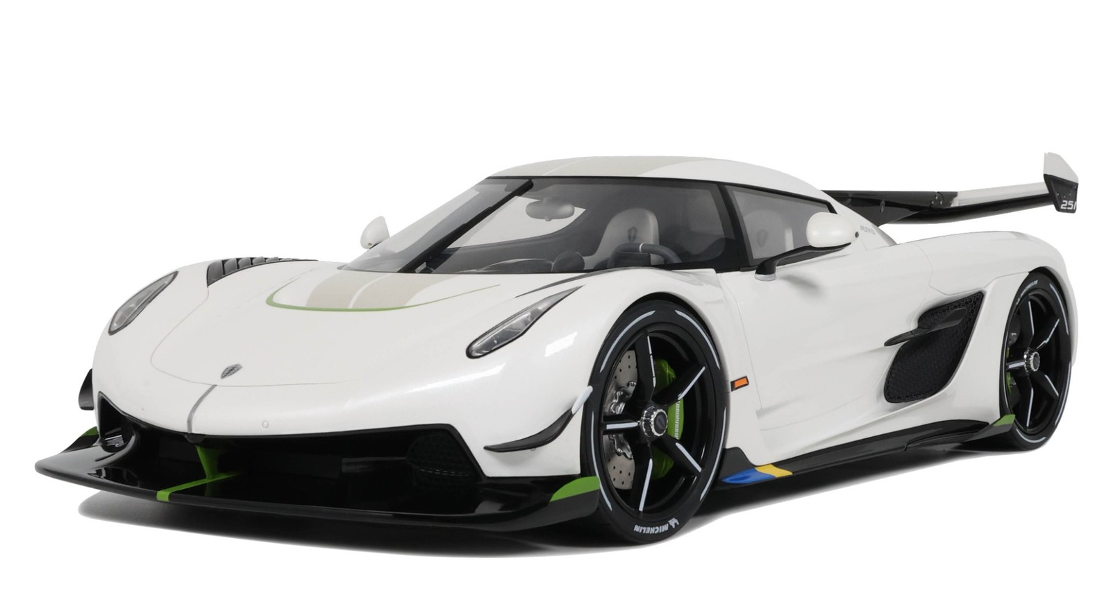 GT SPIRIT - KOENIGSEGG Jesko Crystal 2019 Bianco - 1/12 - GT501