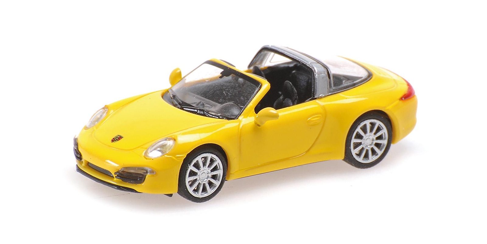 1:87 MINICHAMPS Porsche 911 Targa Yellow 2014 870068040