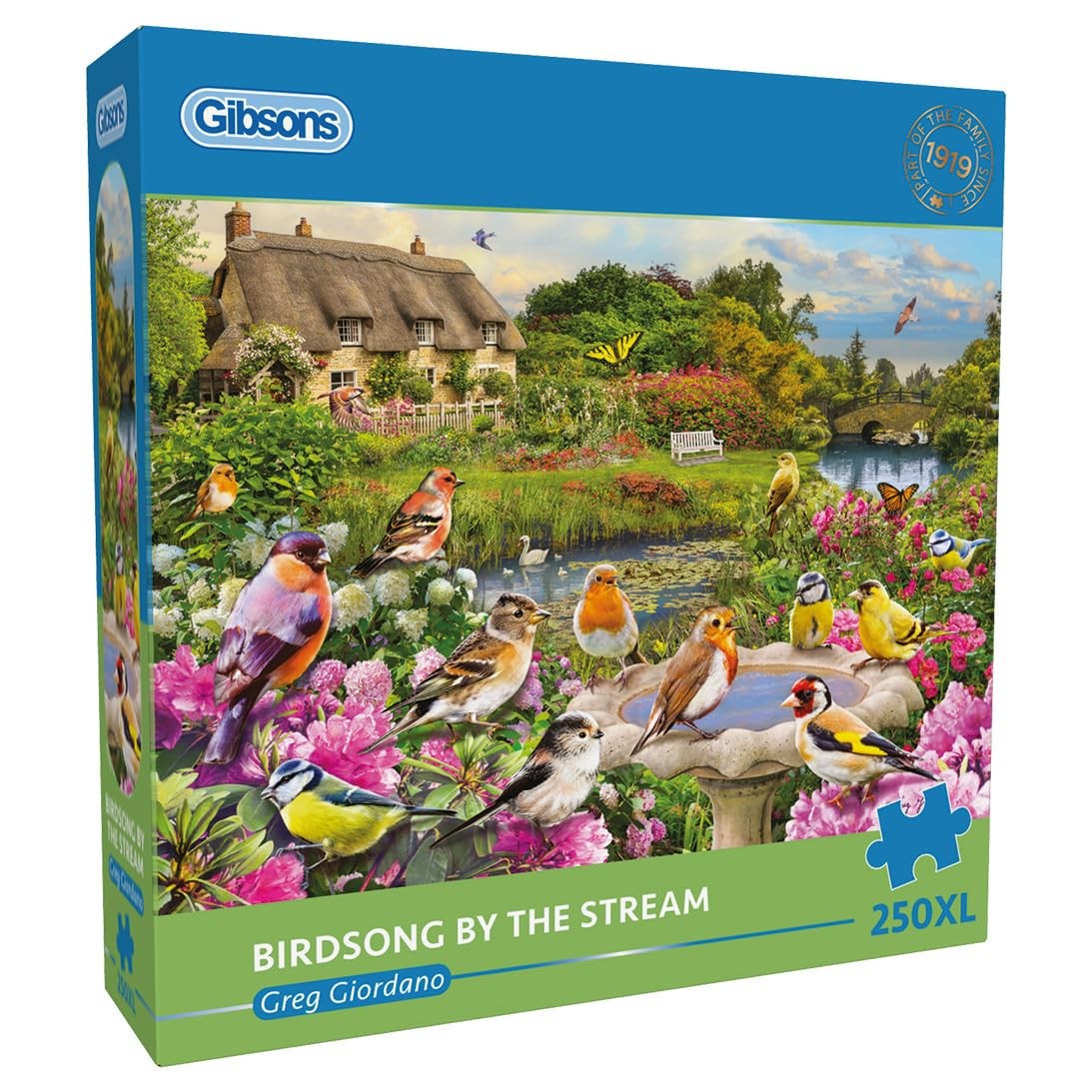Birdsong by the Stream   250XL Piece Jigsaw Puzzle   Countryside Jigsaw Puzzle