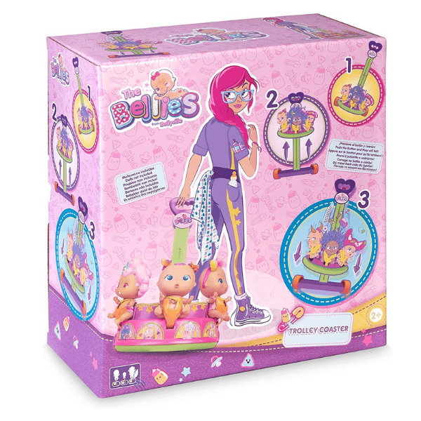 FAMOSA - THE BELLIES TROLLEY COASTER PORTA BELLIES & BEASTIES 700016222 NUOVO