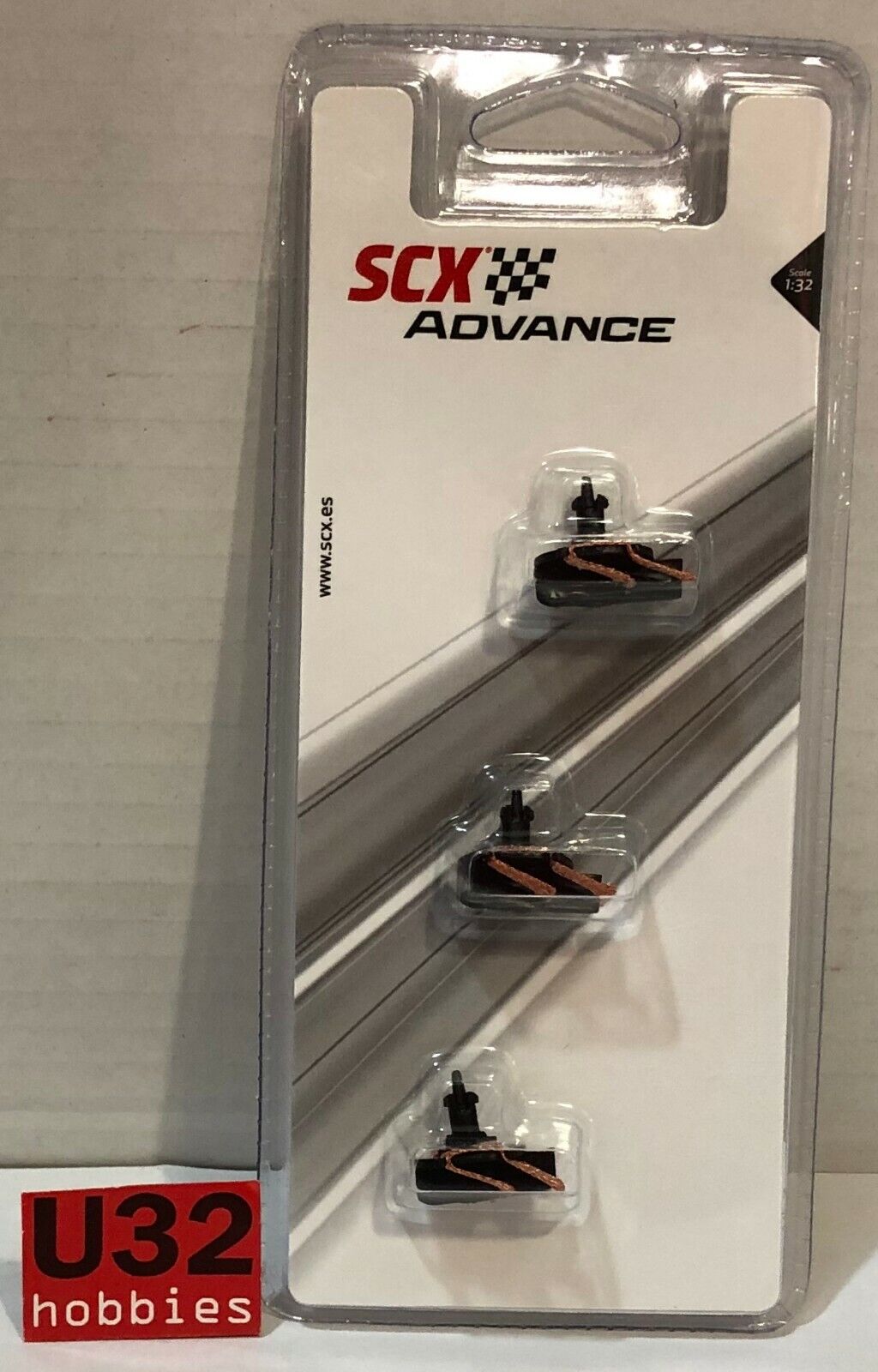 SCALEXTRIC ADVANCE E102090X200 Guida Advance Con Treccine 3 Unità