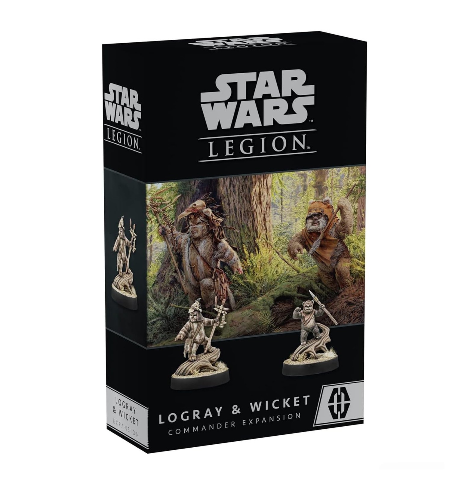 Atomic Mass Games   Star Wars Legion: Logray & Wicket Commander Expansion   Mini