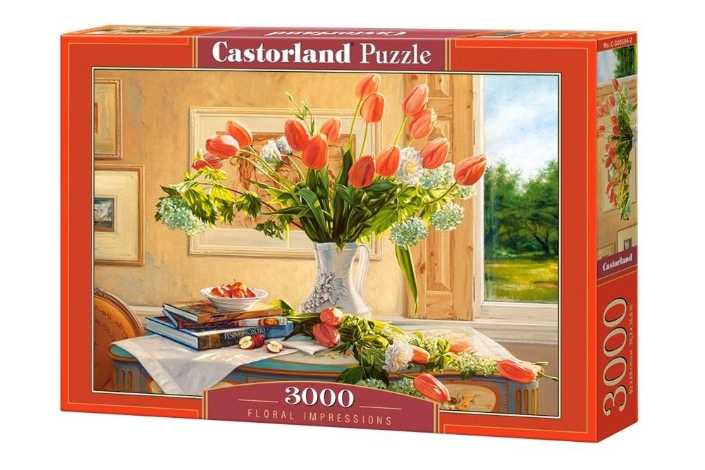 Puzzle 3000 impressioni floreali