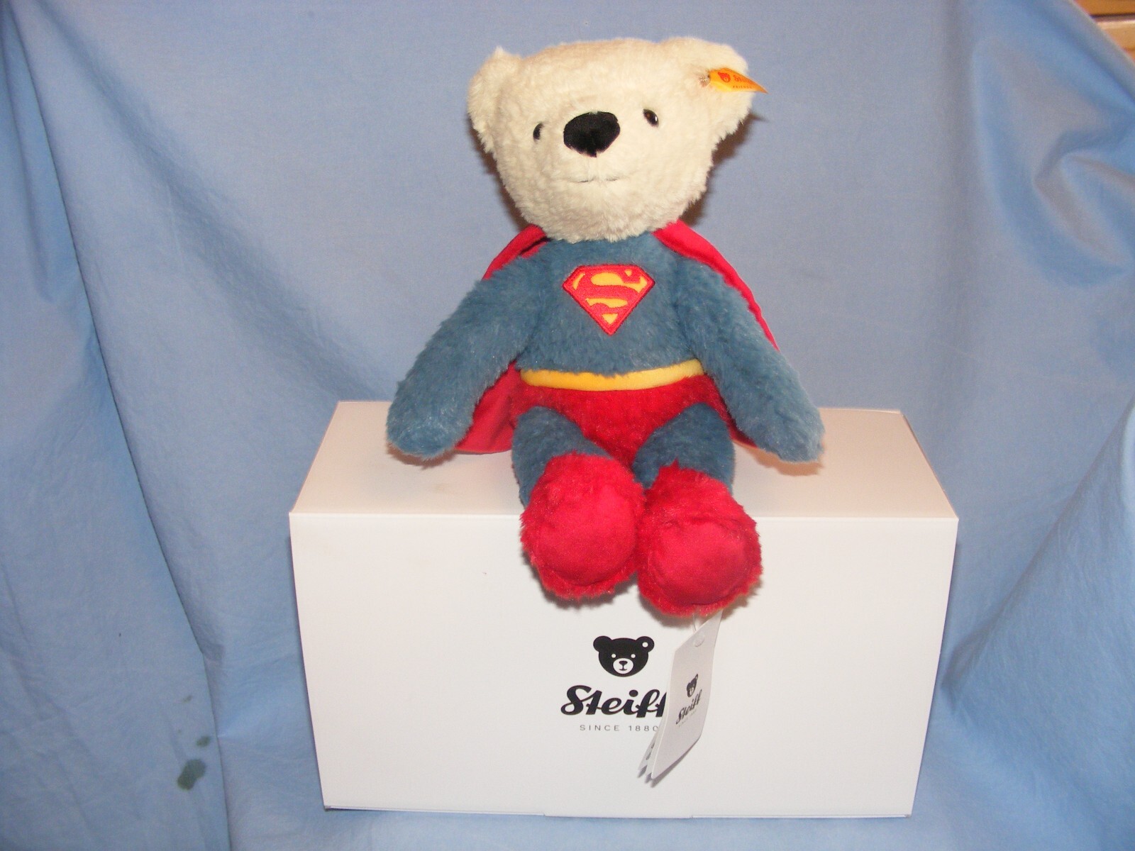 Steiff Superman 114229 Nuovo Steiff Nuovo Disponibile Con Scatola Regalo Steiff