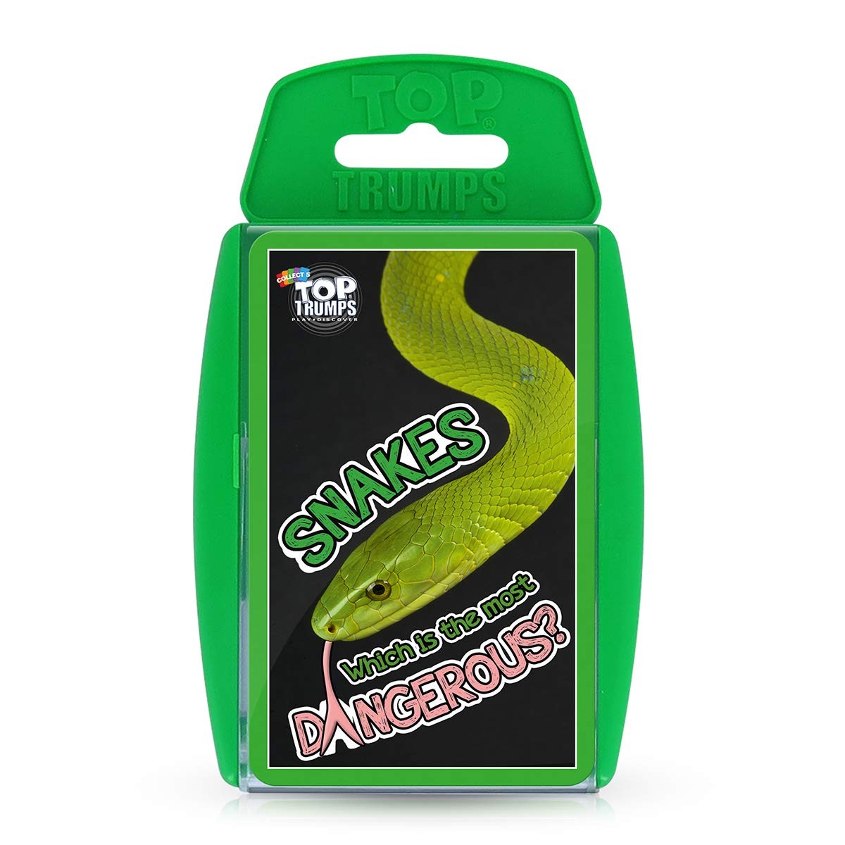 Top Trumps Snakes Classics Card Game, learn interesting facts about the King Cob