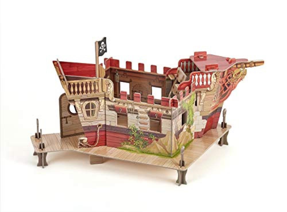 Papo- Pirate Fort Statuetta, Multicolore, 60254 - NUOVO