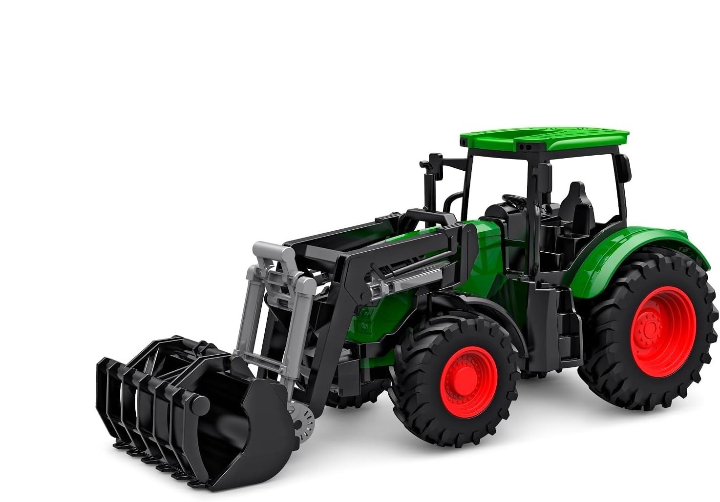 Kids Globe Tractor Freewheel with Front Loader 27 cm (Bulldog for Children from