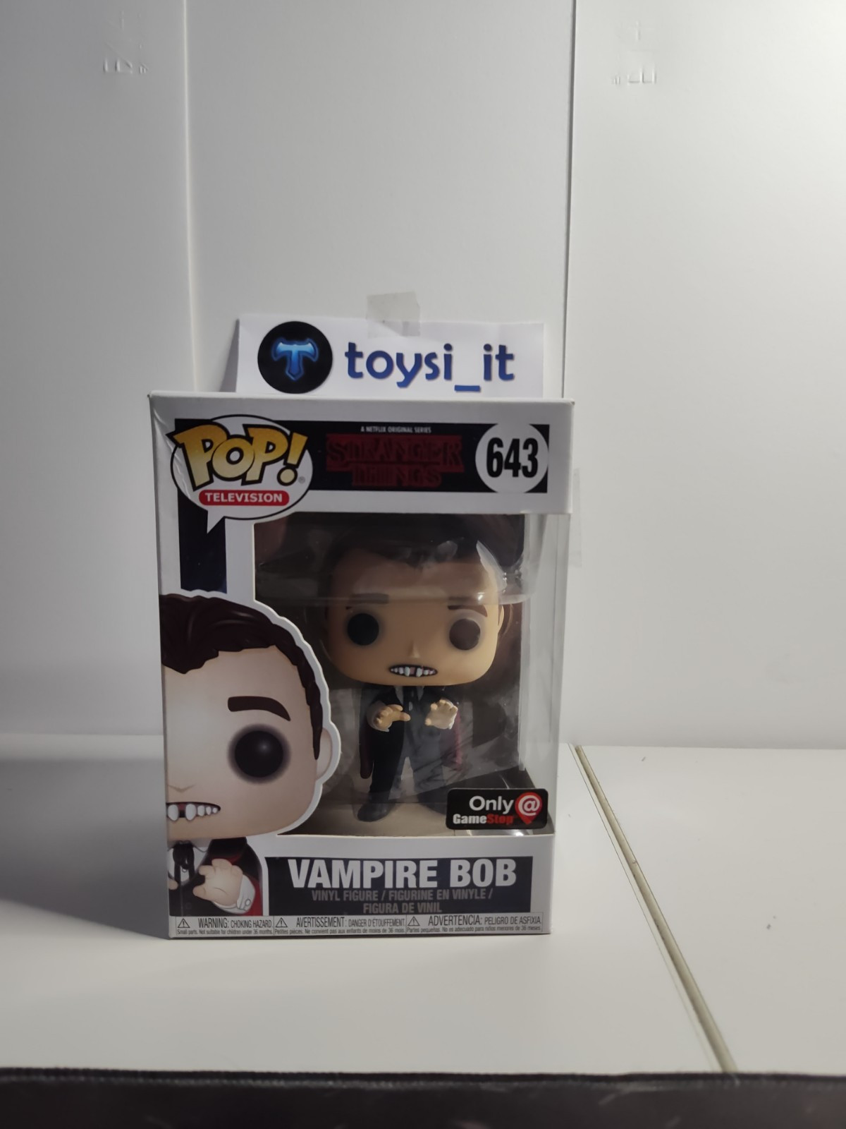 FUNKO POP TV STRANGER THINGS VAMPIRE BOB LE VINYL FIGURE NEW!