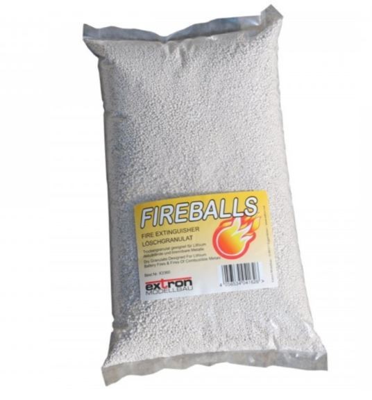 Extron - Fireballs granulato estinguente  per batterie LiPo 5Lt