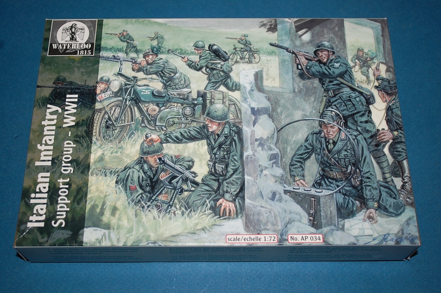 Waterloo 1815 AP034 - Italian Infantry Support Group WWII  scala 1/72