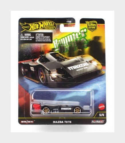 MATTEL HOT WHEELS FPY86-976F-HRW08 MAZDA - 787B BASE RACING 1991 - BLACK - 1/64