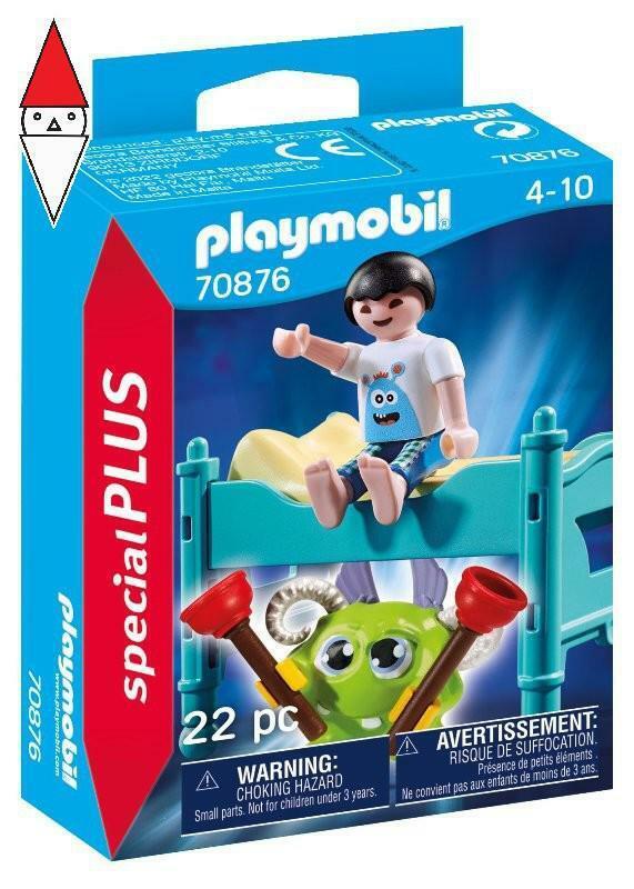 COSTRUZIONE PLAYMOBIL BAMBINO CON MOSTRO