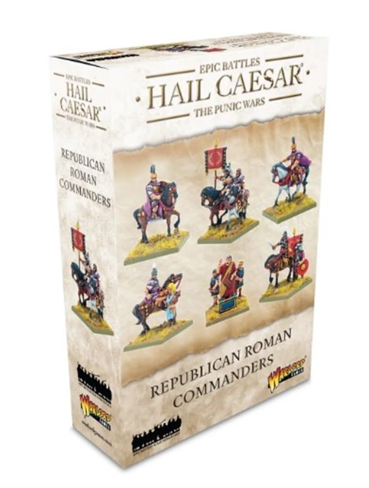 Warlord Games Republican Roman Commanders - Epic Scale Miniatures for Hail Caesa