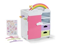 Zapf BABY born Rainbow Wardrobe Puppen-Kleiderschrank e 836040