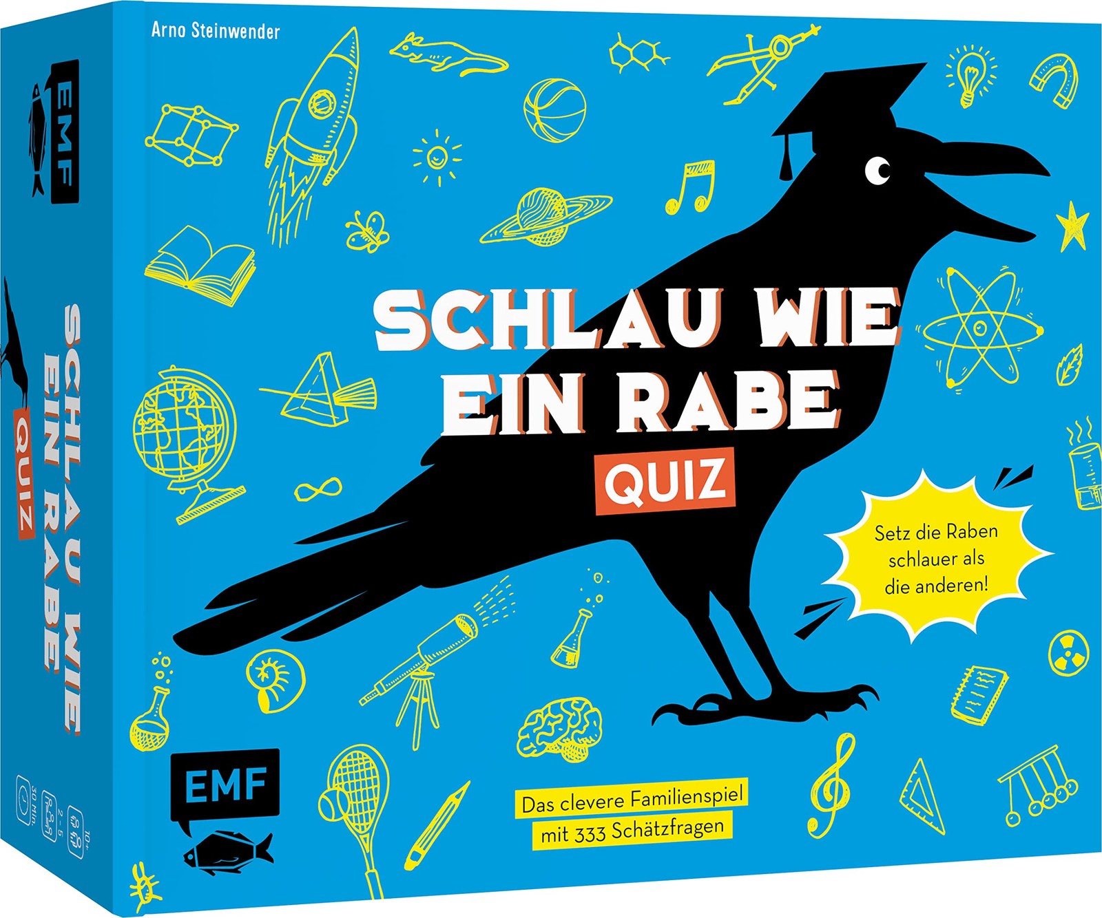 Smart as a Raven: The Clever Family Game with 333 Treasure Questions for 2-5 Peo