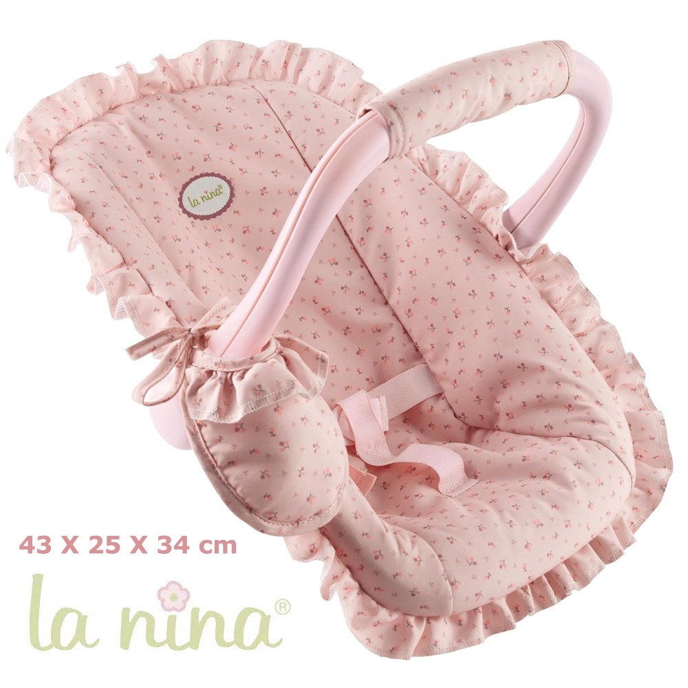 SEGGIOLINO AUTO OVETTO ROSA NINES D'ONIL MADE IN SPAGNA 240