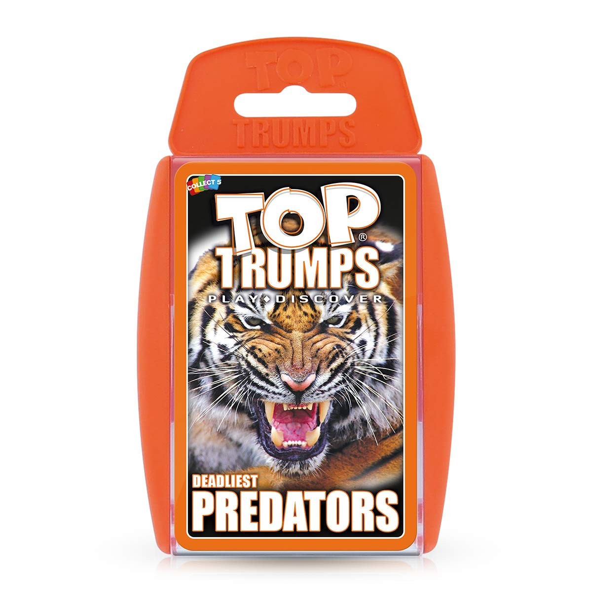 Top Trumps Deadliest Predators Classic Card Game, learn facts about the Great Wh