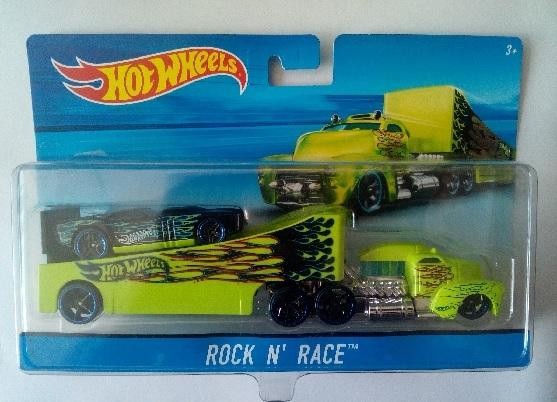 Hot Wheels Truck + Rock n' Race Auto