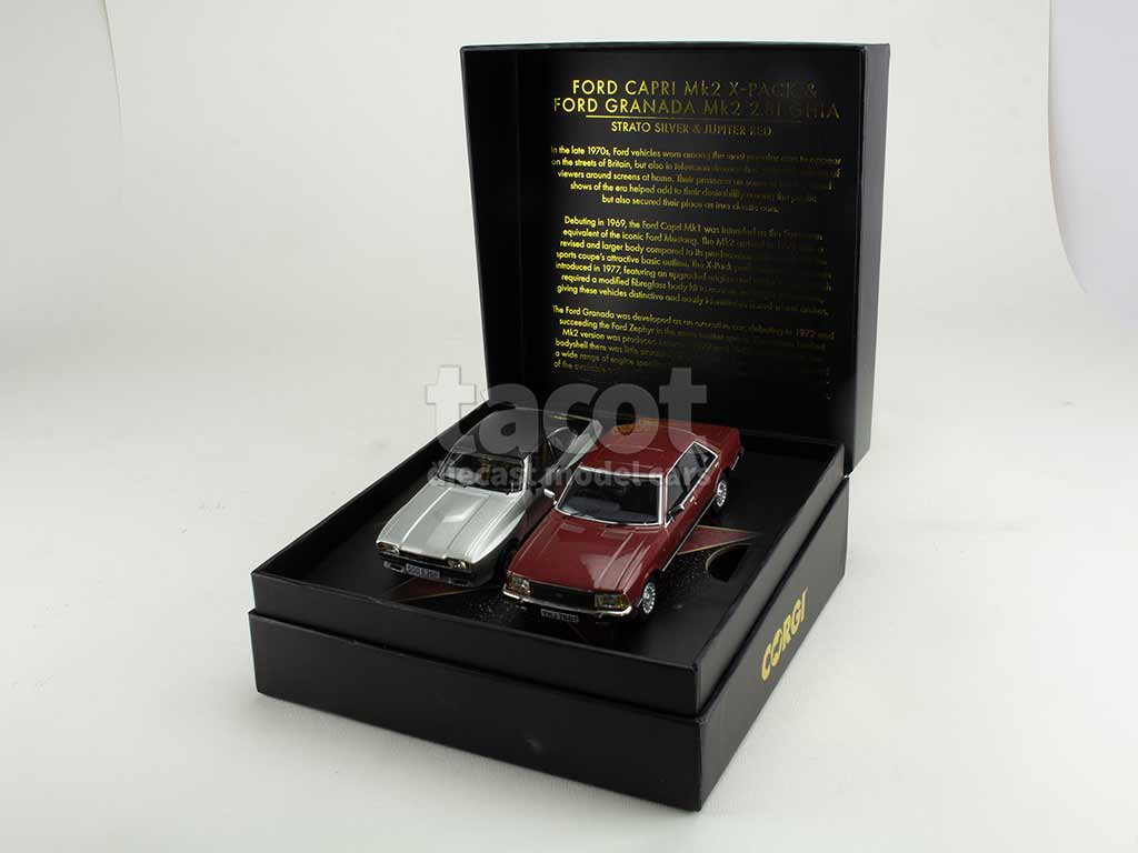 Ford Set Schermo Stelle Capri MKII/ Granada MKII - Corgi 1/43