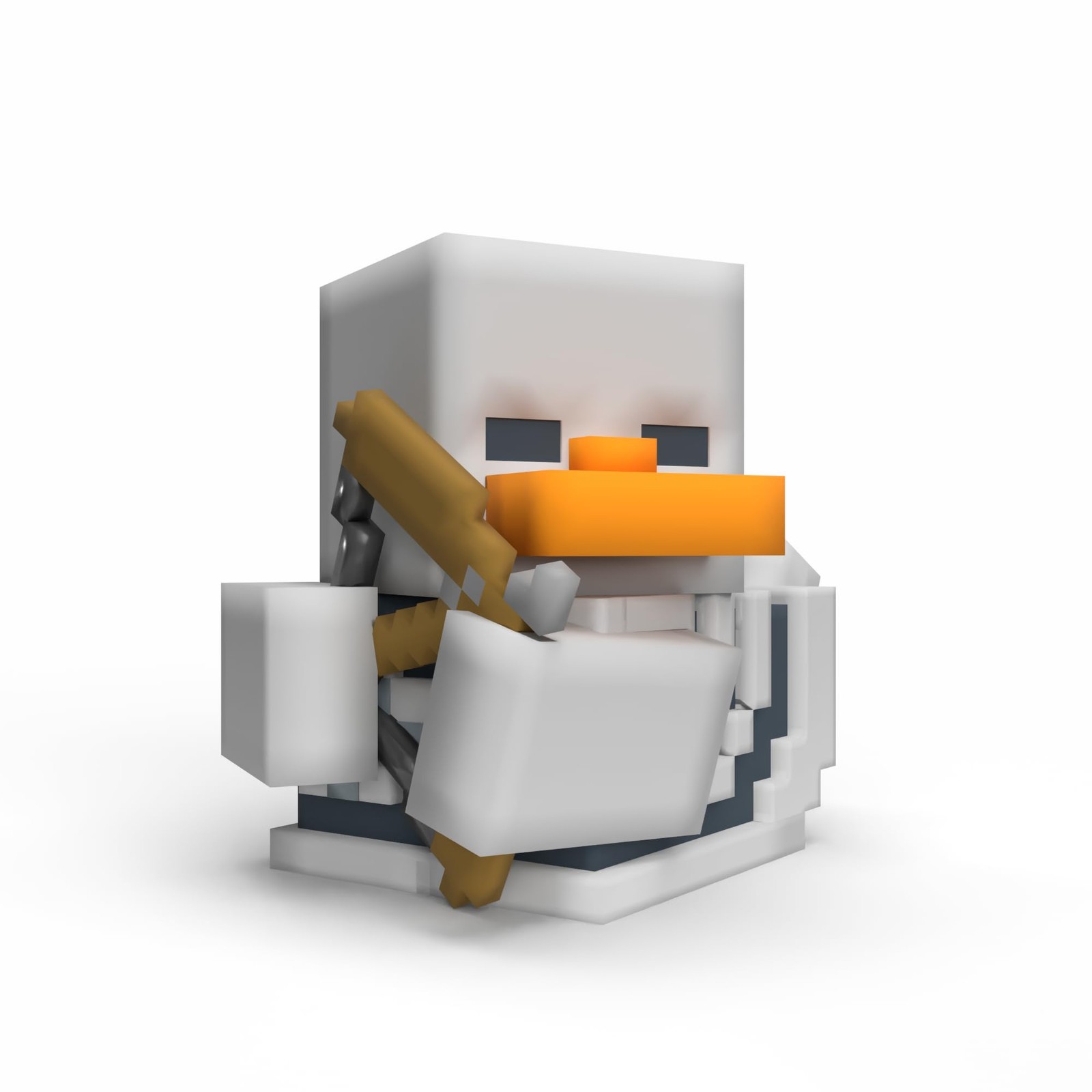 TUBBZ First Edition: Minecraft - Skeleton Cosplaying Rubber Duck Vinyl Figure
