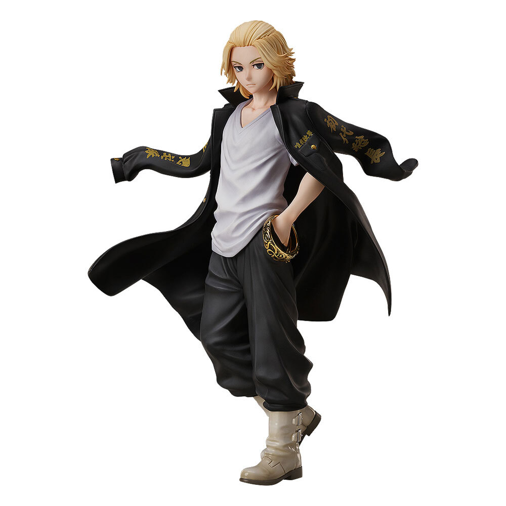 Tokyo Revengers Pvc Statua & Ring Set 1/8 Manjiro Sano 21 Cm - Ring Size 19 F...