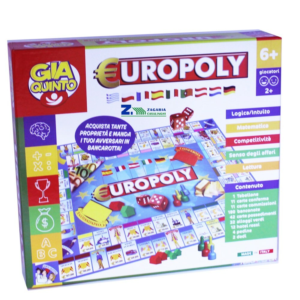GIOCO DI SOCIETA' DA TAVOLA EUROPOLY