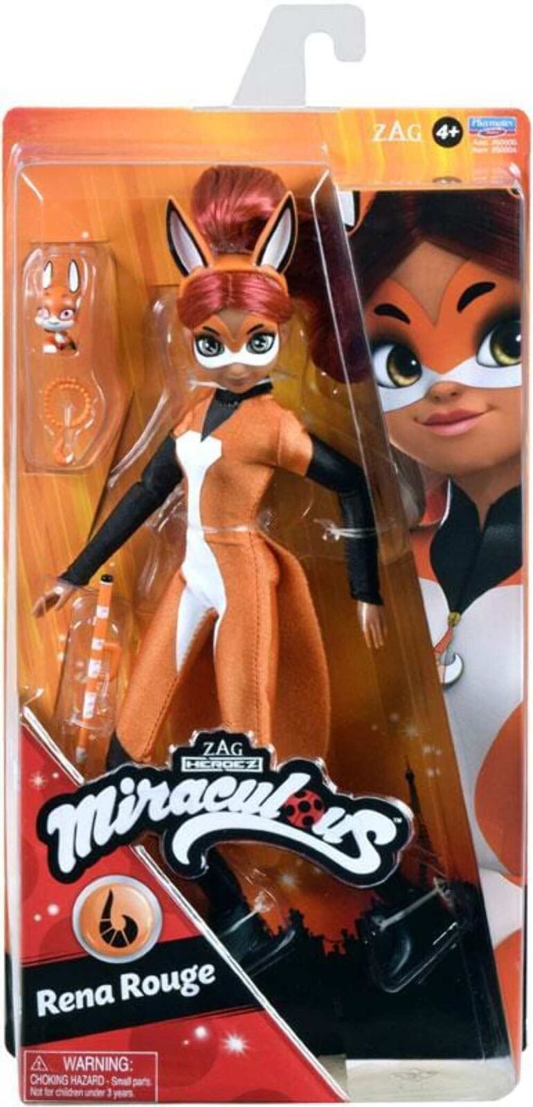 Miraculous Bambola Rena Rouge Volpe Rossa