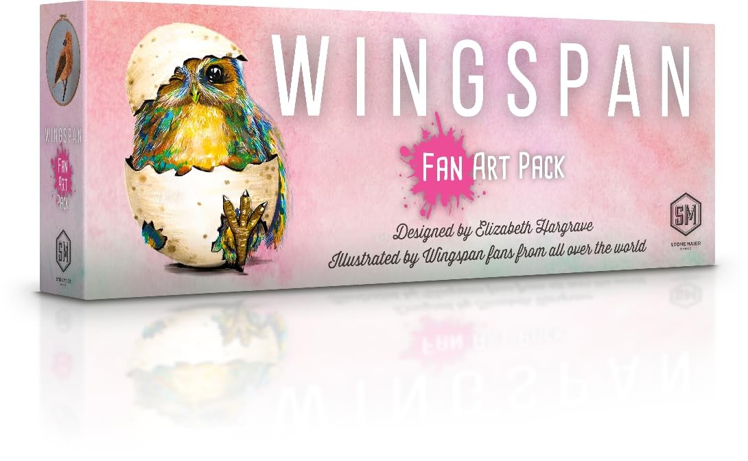 Stonemaier Games, Wingspan Fan Art Pack, Board Game Accessory, Ages 14+, 1-5 Pla