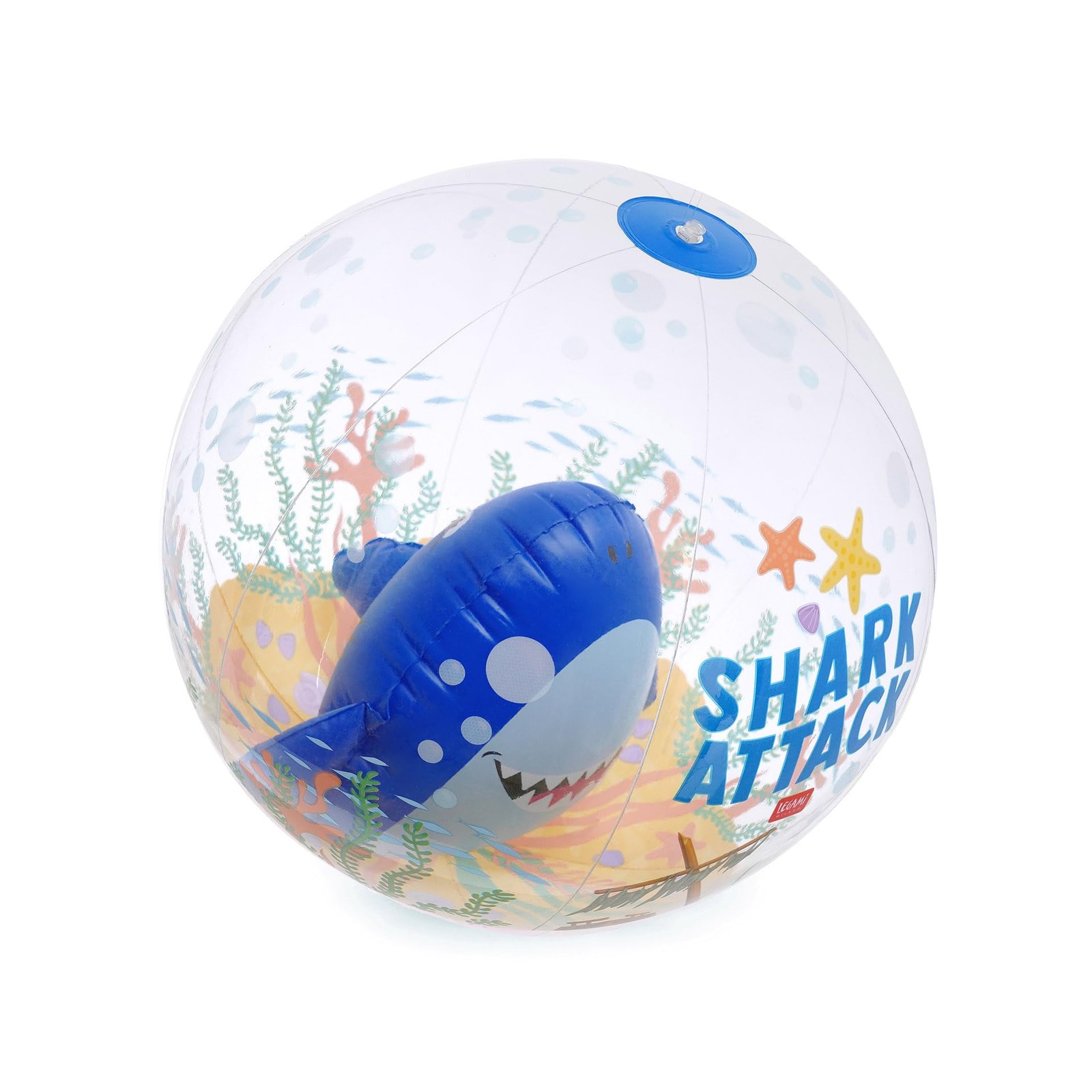 Legami - Inflatable Beach Ball, PVC Inflatable Ball, Soft for Children, Inflatab
