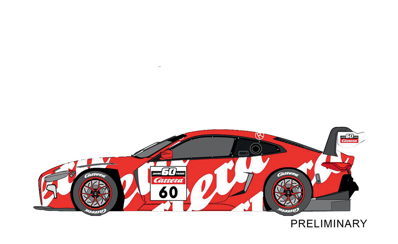 Bmw M4 Gt3 60 Jahre Carrera Slot Car Model CARRERA