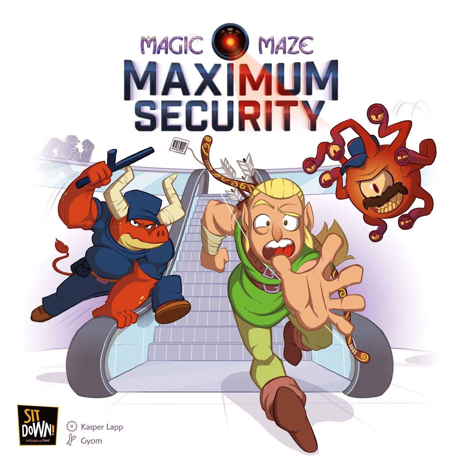Sit Down   Magic Maze: Maximum Security Expansion   Board Game   Ages 8+   1-8 P