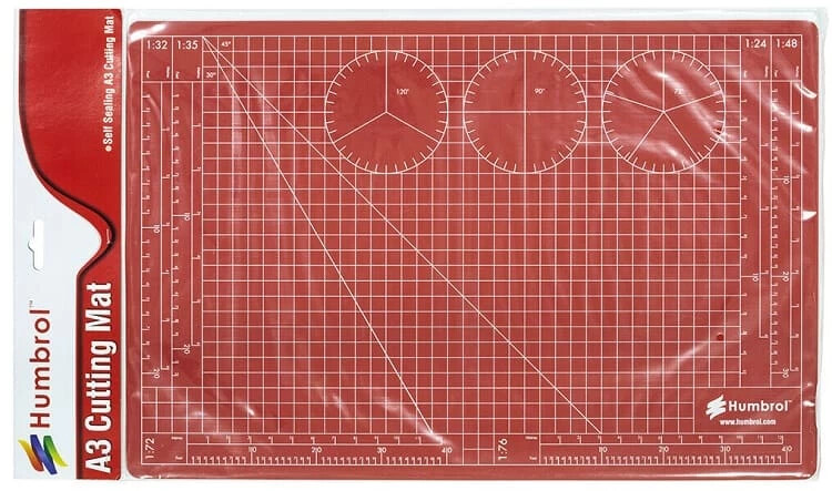 Humbrol AG9157A Cutting Mat A3 Size Tappetino Per Taglierino A3