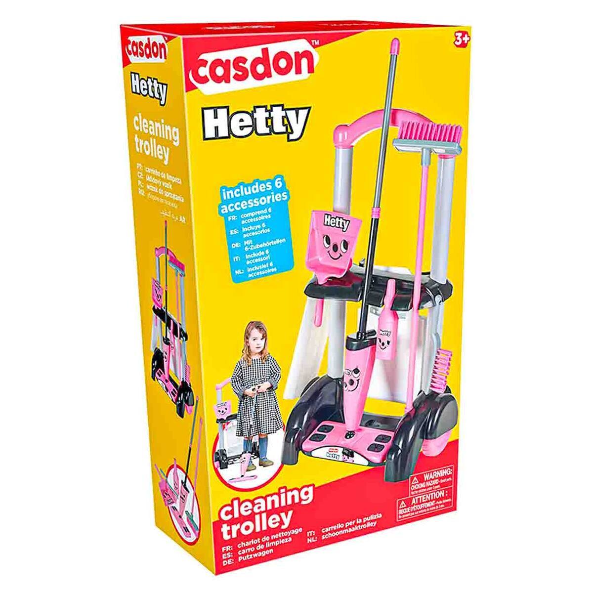 Casdon Henry Hetty Hoover Pulizia Trolley Bambini Ruolo Giochi Giocattolo 3-8yrs