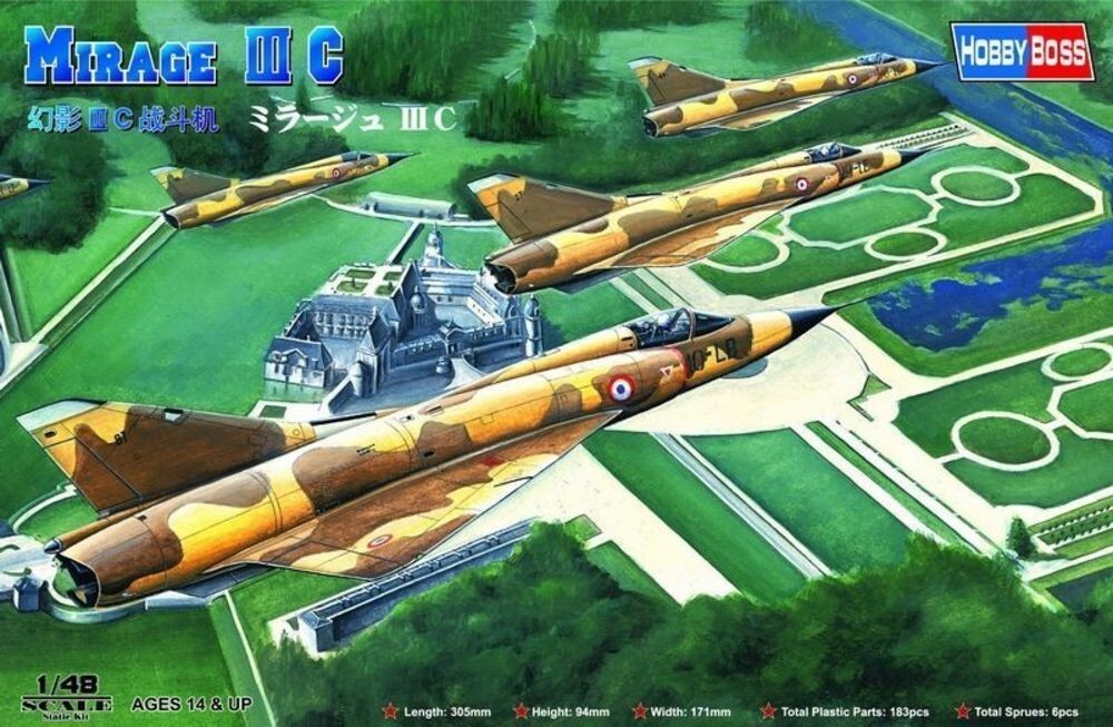 HOBBY BOSS 80315 MODELLO MIRAGE IIIC FIGHTER 1/48