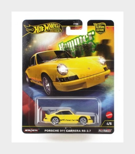 MATTEL HOT WHEELS FPY86-976F-HRW07 PORSCHE - 911 CARRERA RS 2.7 COUPE 1973 - YEL