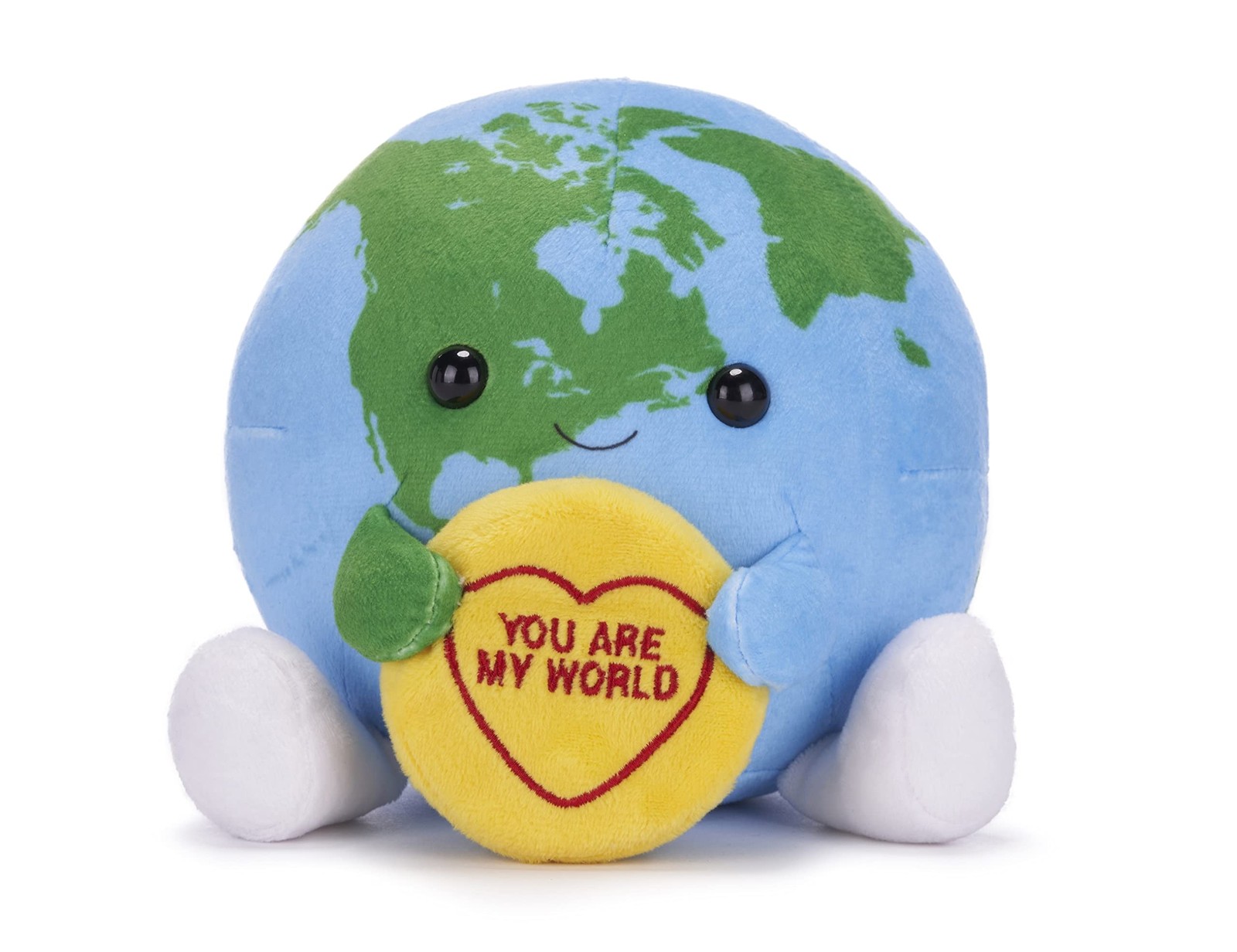 Swizzels Love Hearts 18cm "YOU ARE MY WORLD" World Plush Soft Toy Gift