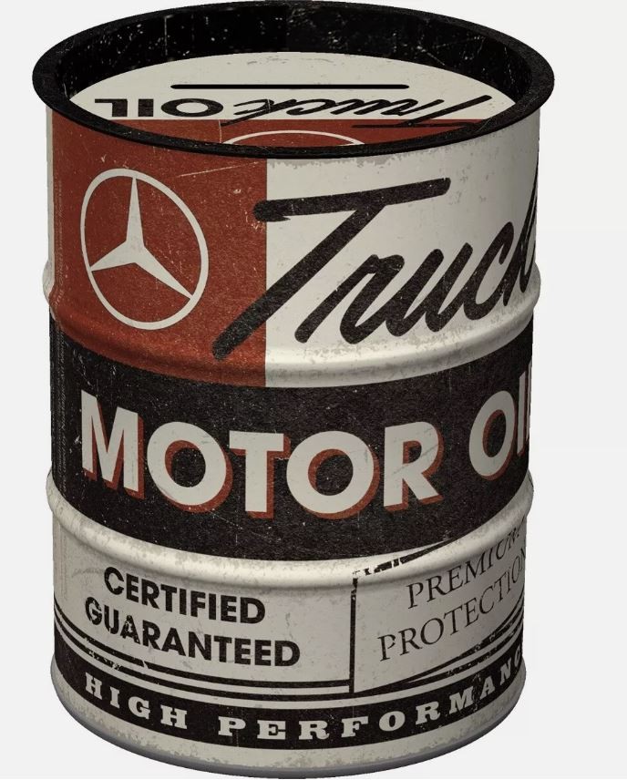 NOSTALGIC ART, Salvadanaio retrò - MERCEDES Truck Motor Oil, ,  CRMB31519
