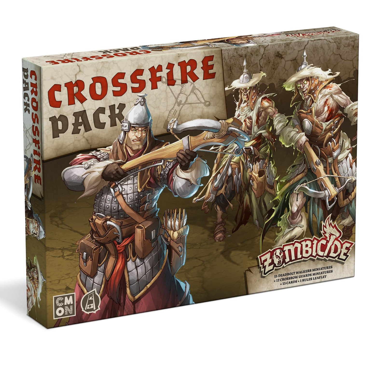 CMON   Zombicide: White Death Expansion: Crossfire Pack   Board Game Expansion