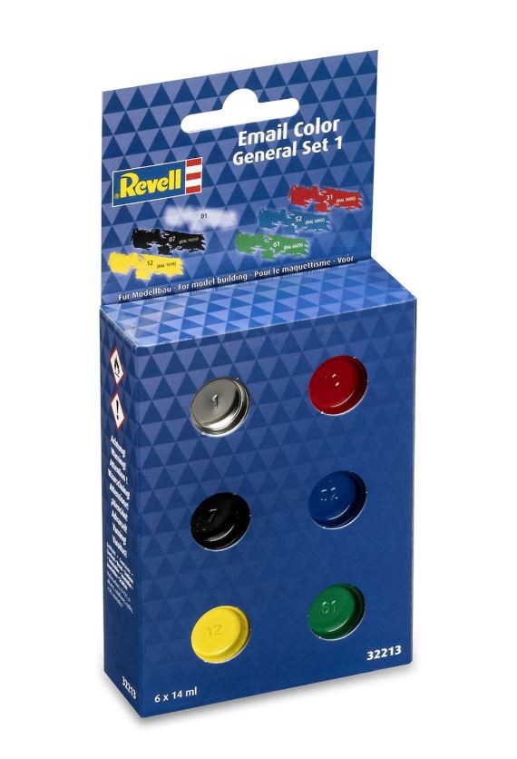 REVELL, Email Color - Set N°1 Generale - Gloss 6x14ml, ,  REV32213