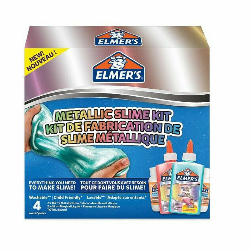 Elmers Metallic Slime Kit Gioco da Tavolo